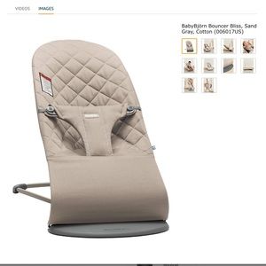 BabyBjörn Bouncer Bliss, Sand Gray